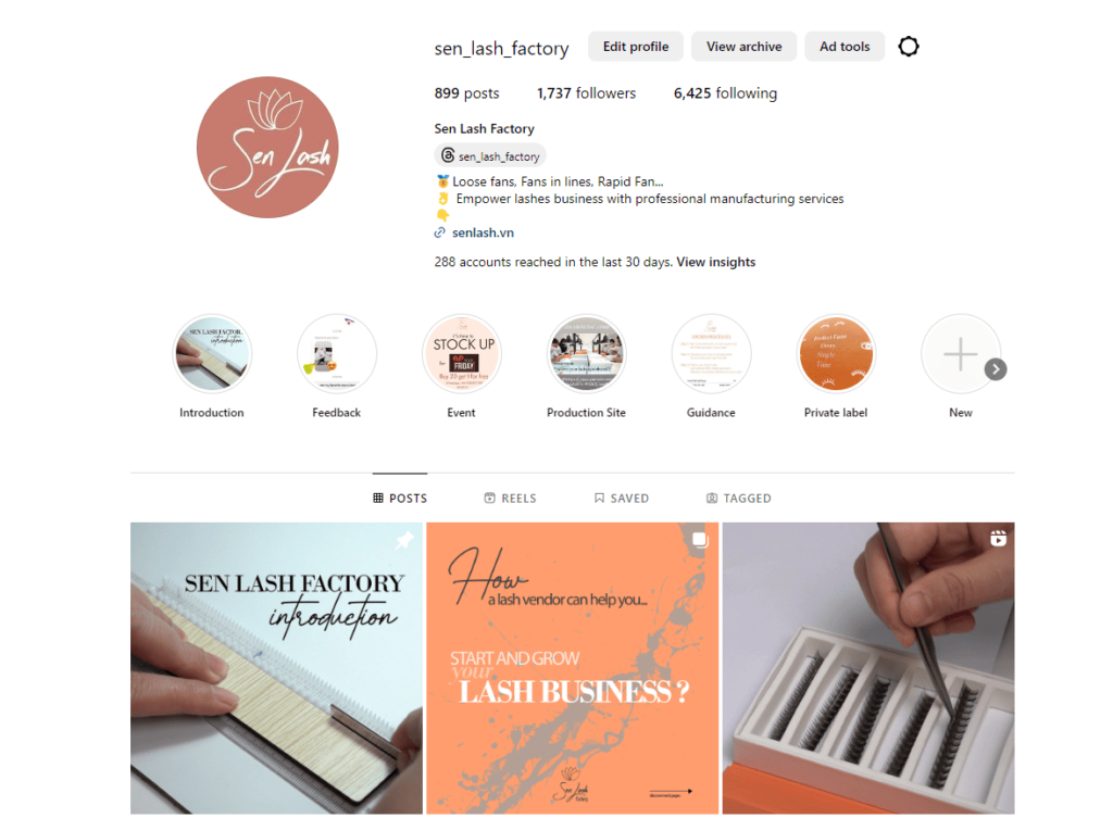 Sen Lash Factory - one of the leading lash vendors in Vietnam