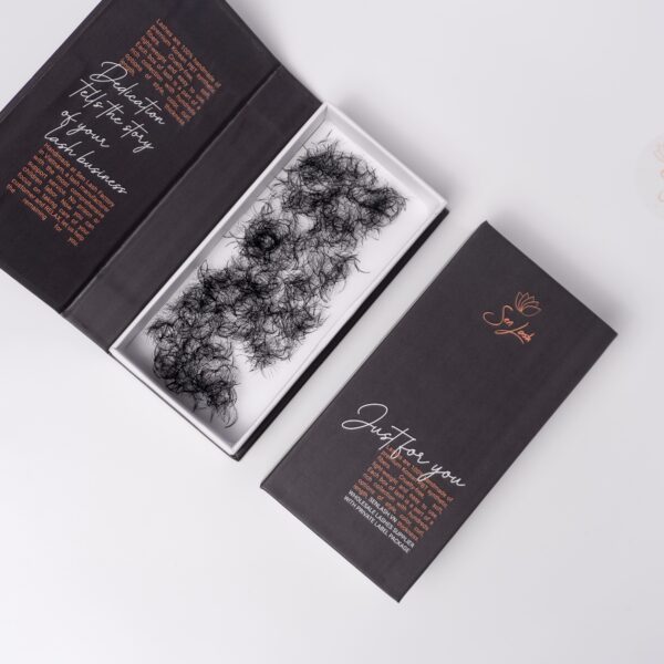 promade loose fans lashes - custom designed cardboard box - 1000 fans (3)