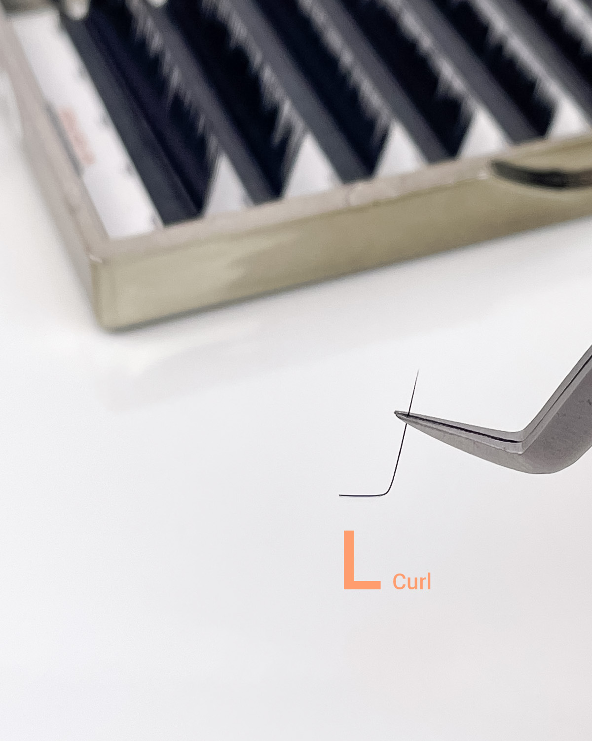 L curl lashes by Sen Lash Factory Vietnam